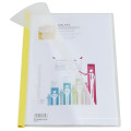 COMIX A4 Kunststoffschiebebalken transparenter Bericht Cover Papierabdeckungsdateiordner